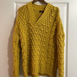 Mustard yellow sweatshirt